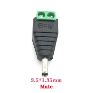 Male Female DC Power Plug Connector 2.1mm x 5.5mm 2.5mm x 5.5mm 1.35mm x 3.5mm Needn't Welding DC Plug Adapter 12V 24V For CCTV - 3.5mm-1.35mm-350686