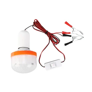 DC 12V Bulb with Clip and Switch, Extendable Camping Battery Night Market Lamp