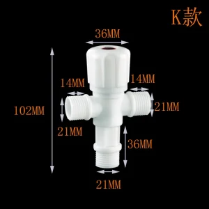 Garden Balcony Water Tap 1/2" Male Thread Wall Mount Washing Machine Faucet Plastic Water Hose Quick Connector - K